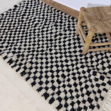 Handmade moroccan berber carpet 158 x 93 cm