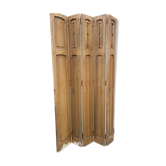 Paravent à 5 volets persiennes vintage en bois