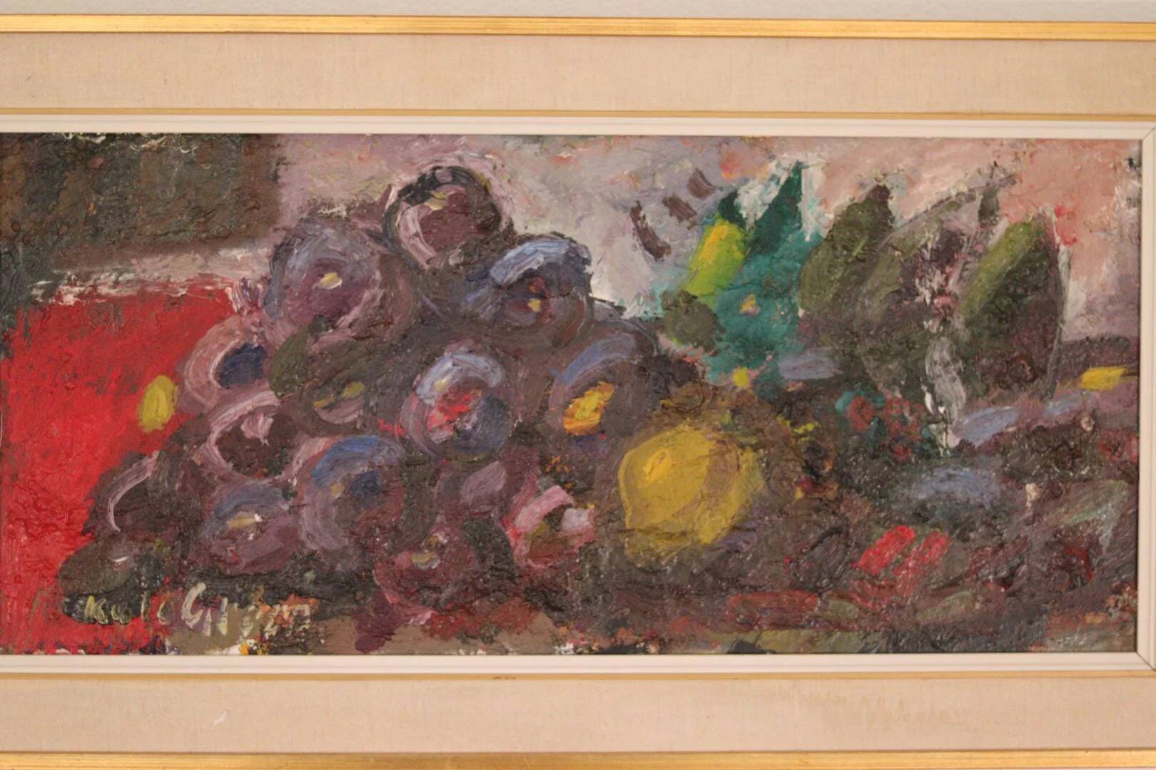 Nature morte : raisins par Kulo Green