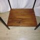 Extended workshop column on metal and wood stand