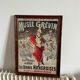 Framed vintage orchestra poster