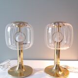 Set of two table lamps