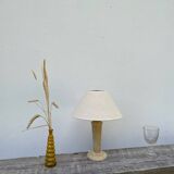 Beige alabaster art deco lamp