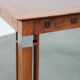 Art Deco design desk with a beautiful finish and elegant shapes