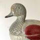 Canard en céramique barbotine