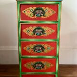 Commode chinoise peinte à la main
