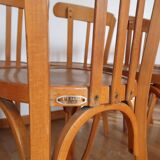 Set of 10 baumann bistro chairs