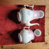 Limoges porcelain teapot and sugar bowl set