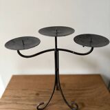 Vintage wrought iron candlestick