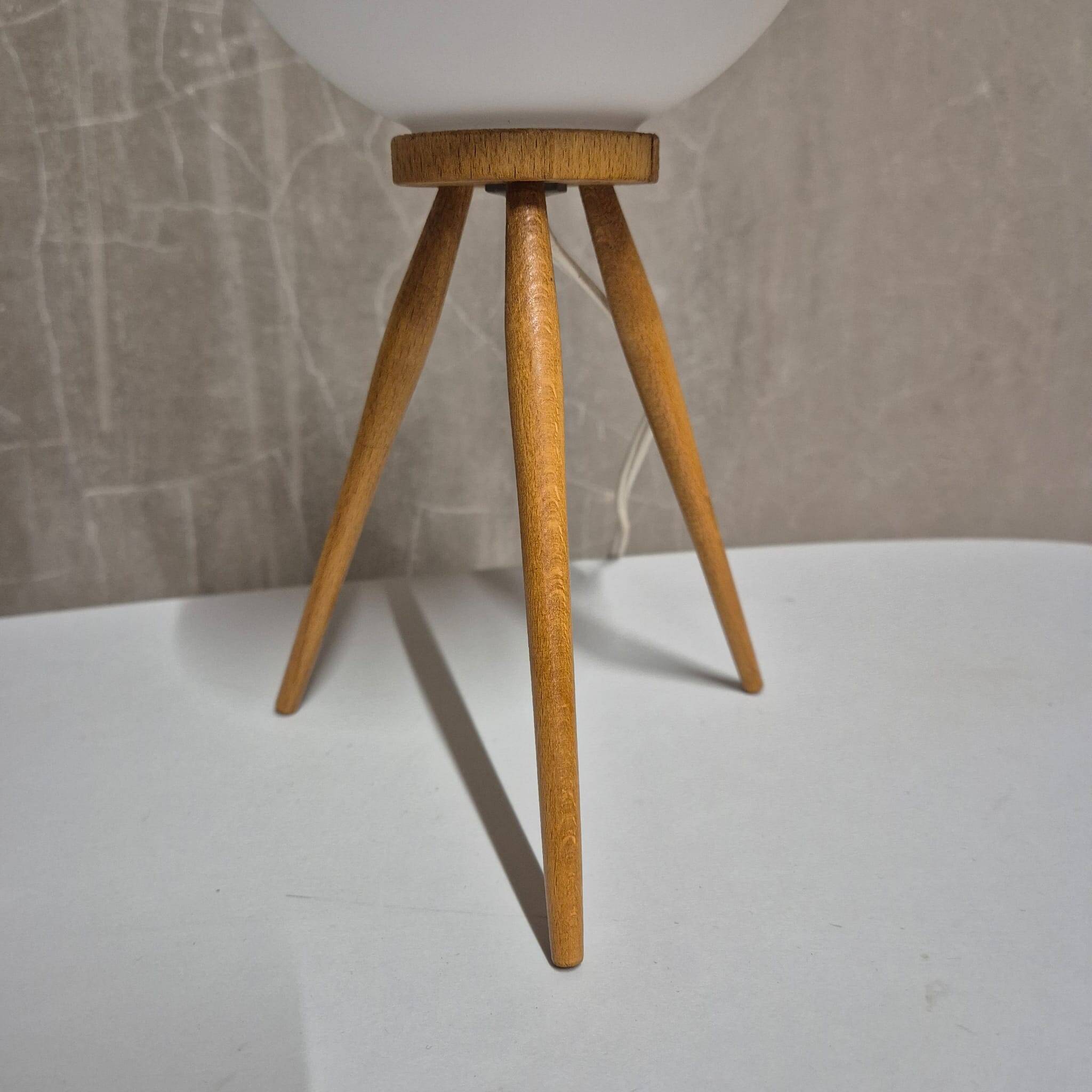 Mid-Century Tripod Table Lamp, ÚĽUV, 1960s, Czechoslovakia