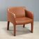 Busnelli System vintage armchair in leather, foam, 2000s design