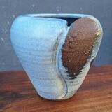 Glazed ceramic vase by Nadia and Alain Pinel