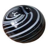 Vintage blown glass candle holder