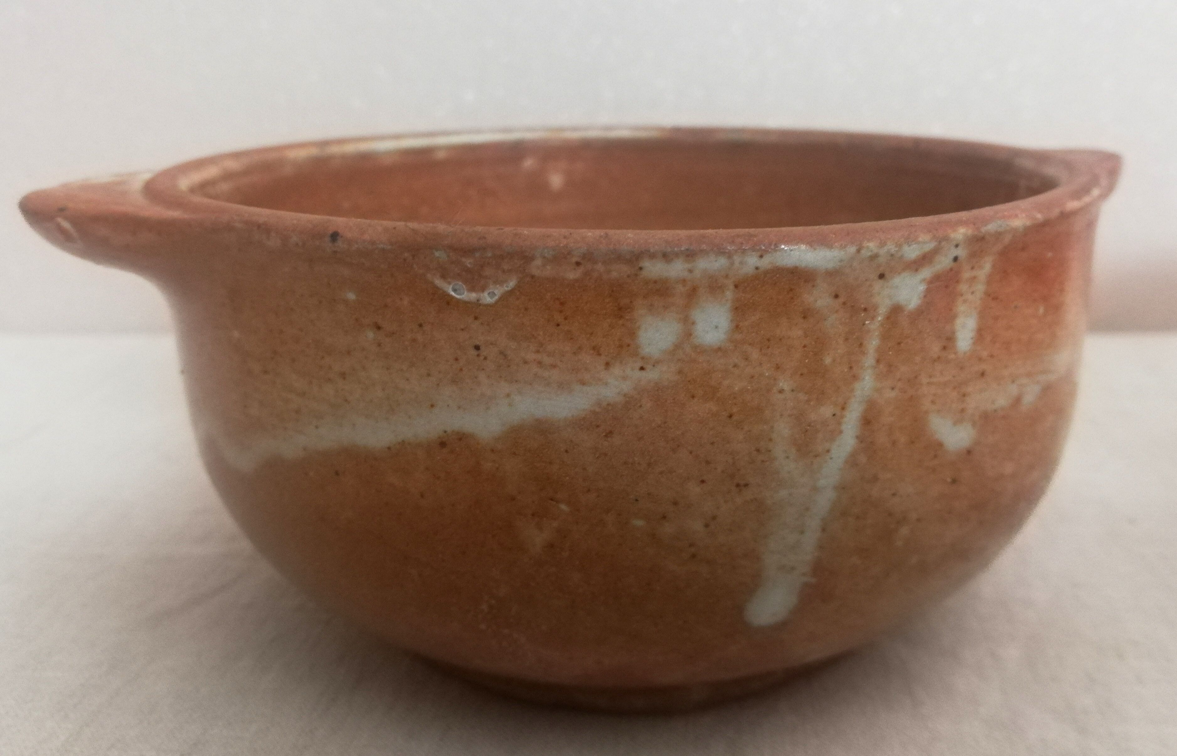 Set of 4 bowls handmade sandstone 60s