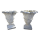 Vases en pierre reconstituée en forme de tulipe (la paire)