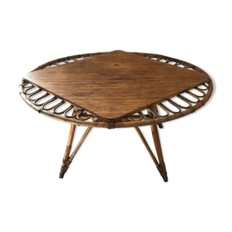 Rattan coffee table