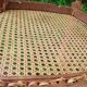 Corner chair in beech, caned seat from the early 20th century.