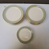 22 Antique Villeroy & Boch Celadon Dinner Plates
