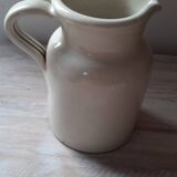 Turgis glazed stoneware pitcher