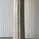 White column in glazed earth