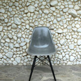 DSW Charles & Ray Eames Chair for Herman Miller Grey Elephant Grey Dowel
