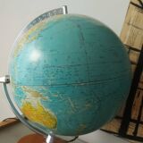 Luminous globe , Denmark , globe scan