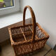 Wicker bottle holder