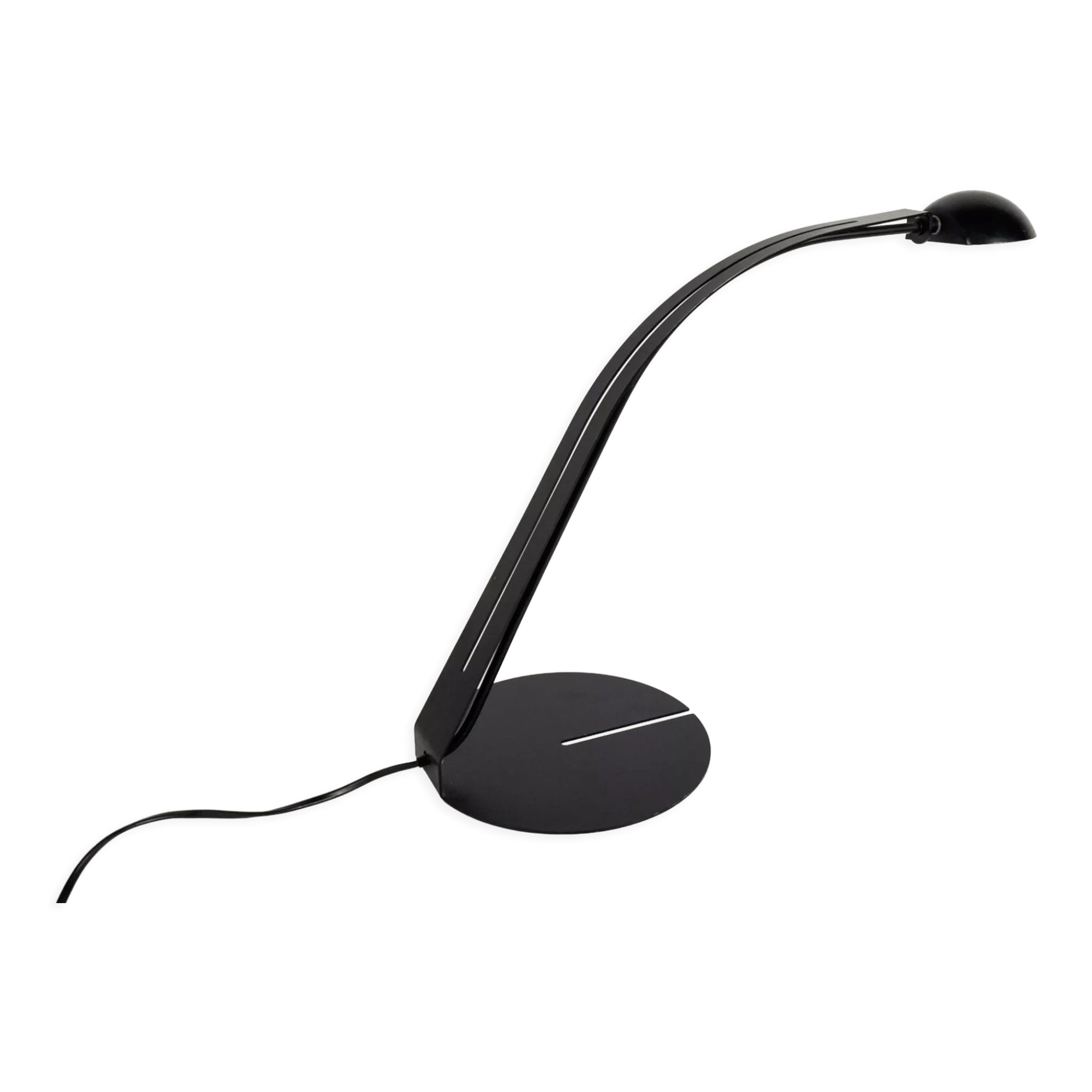 Lampe Herda Holland - Design néerlandais - modèle B1412 - halogeen - zwart - 80's