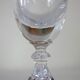 6 champagne flutes in Sèvres crystal, Choiseul model