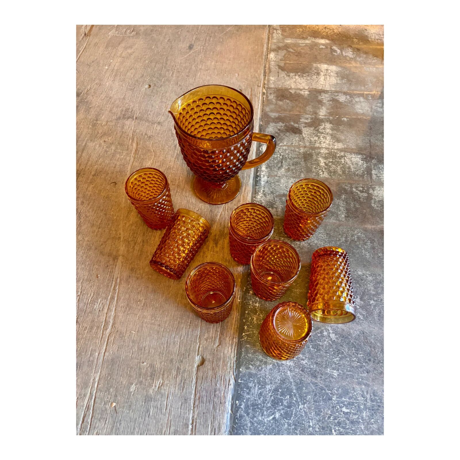 Vintage lemonade set