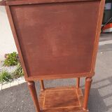 Pink marble bedside table