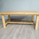 Farmhouse table made of "recycled" wood