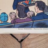 Affiche d'école  édition Rossignol: Au cirque et Après l'averse