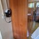 Wardrobe in veneered and inlaid wood 1960s