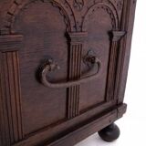 Antique chest from the mid-19th century, France.