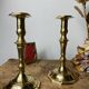 Pair of vintage brass candlesticks