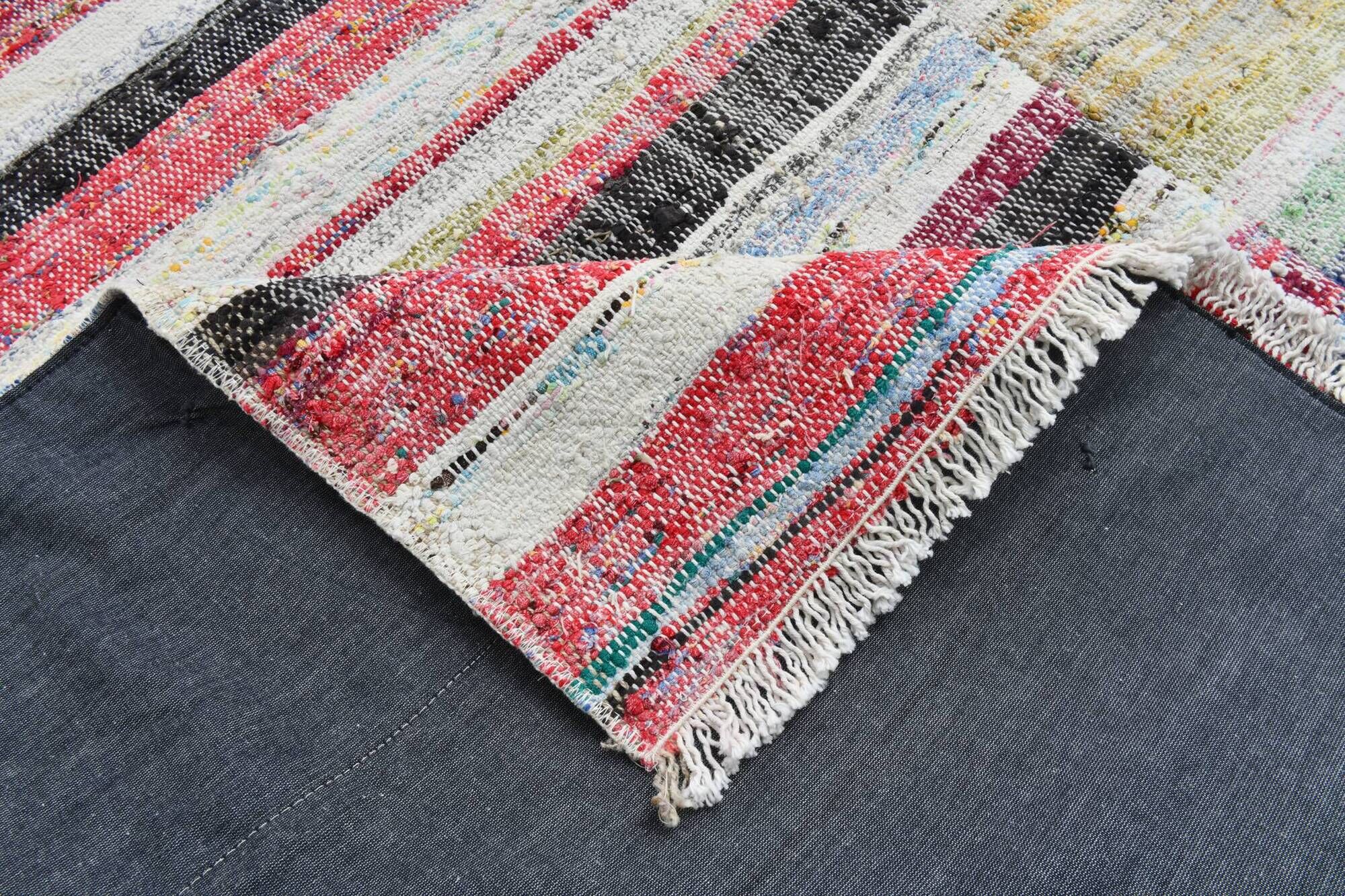 5x8 Shades Of Multicolor Handmade Vintage Kilim Rug, 167x251Cm