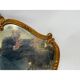 Antique mirror, 20th century, Louis XV style, gilded.
