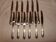 12 stainless steel table knives M.A. in "Louis XV" style, hunting horn model.