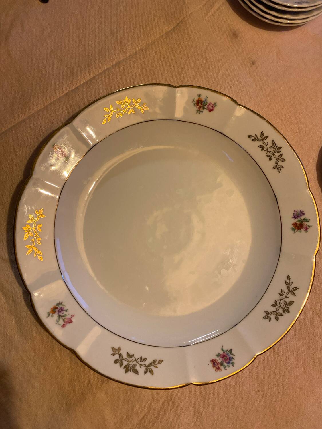 Plat creux ancien Limoges
