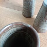 Glasses goblets stoneware cups