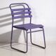 Antique purple patio chairs (c.1920). Set of 2 pieces