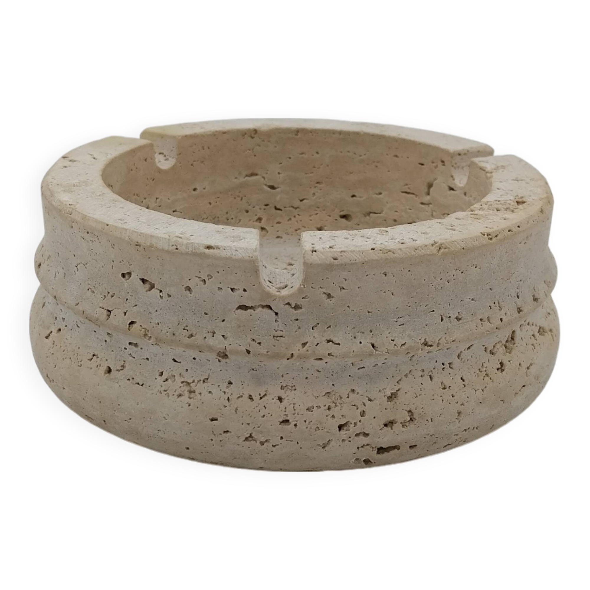 Travertine ashtray