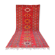 Tapis berbère rouge vintage 185x380 cm