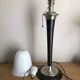 lampe Mazda bois et opaline 1930/1940