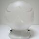 Porcelain ball lamp and art deco style glass
