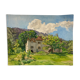 Watercolor vintage landscape