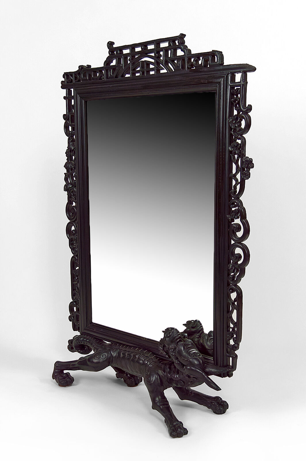 Viardot Japanese dragon mirror, circa 1880