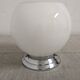 Art Deco ceiling lamp in white opaline