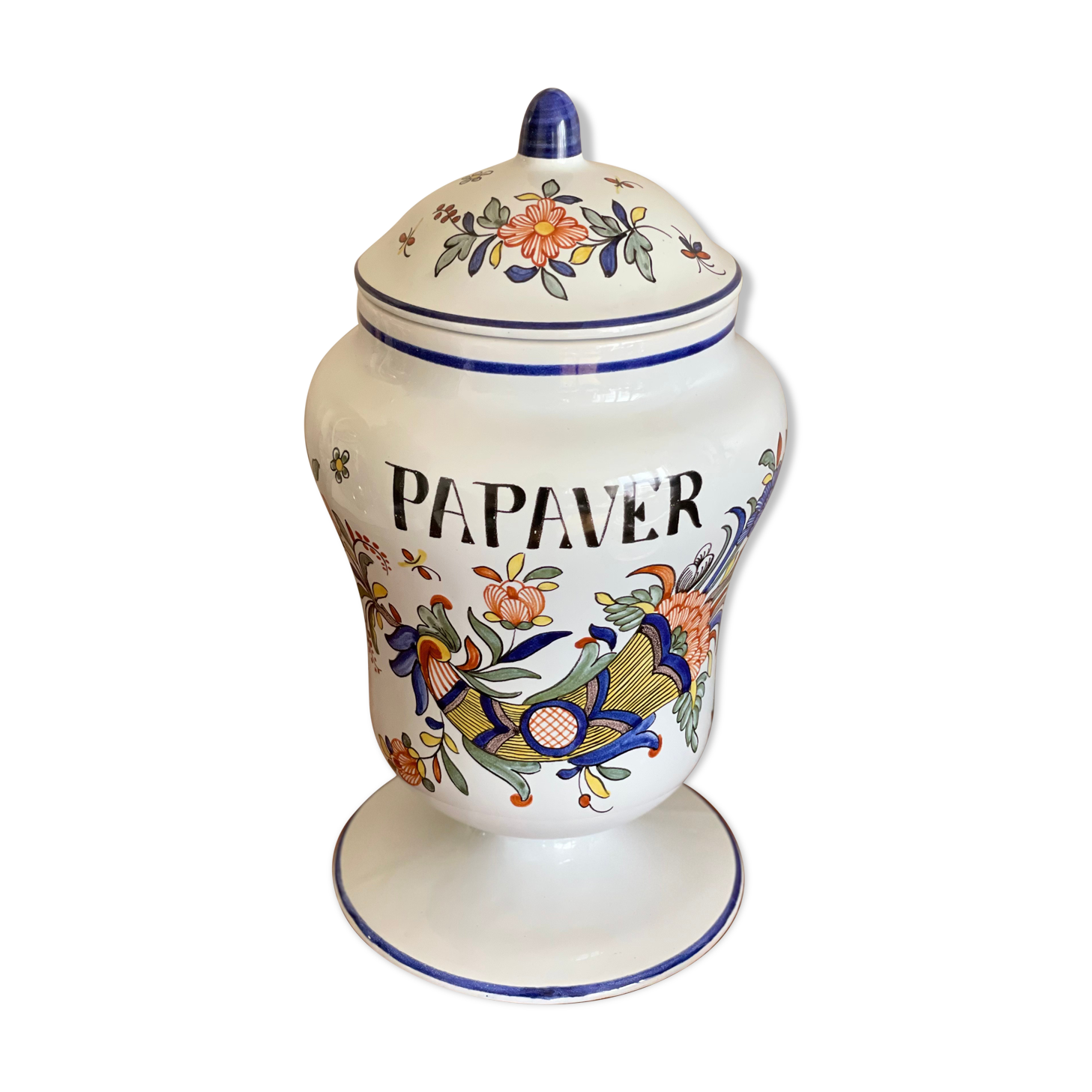 Papaver Apothecary Pharmacy Pot (poppy) Rouen ceramic